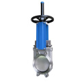 Shanghai POV made low price high quality lug wafer knife gate valve pn16 dn80